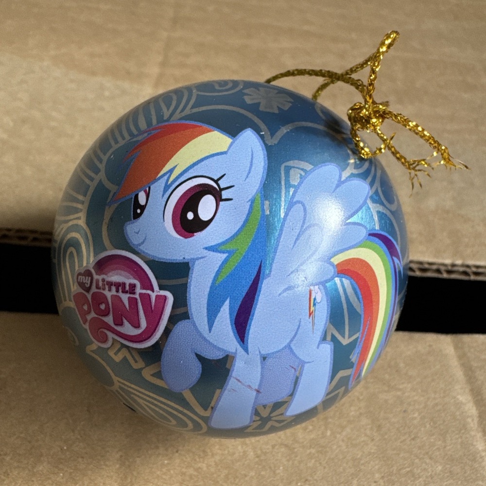 2016 HASBRO MY LITTLE PONY RAINBOW DASH‎ Pegasus CHRISTMAS ORNAMENT Collectible